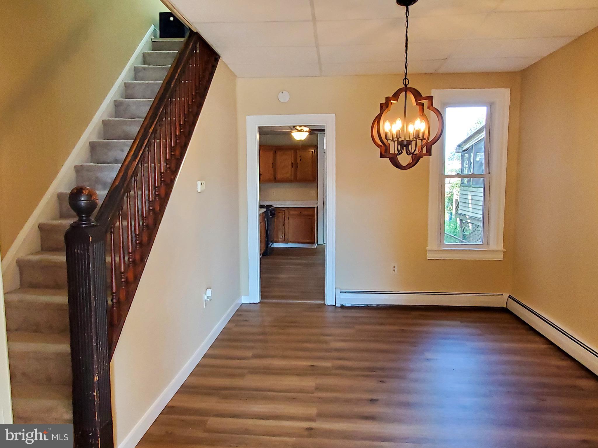 Check out this cozy 3 bedroom, 1 bath row home, located in York City School District. This cozy row home boasts a living room, a nice dining room, a cozy kitchen, all on the first floor. On the second floor there are three bedrooms, and a full bath. In the lower level there is an unfinished basement where there is a washer/dryer hookup, and lots of room for storage. In the rear of the property there is off street parking, a nice covered porch that overlooks the backyard, and the park. Enjoy summer evenings in the backyard, or playing in the park. Call now to schedule your showing!