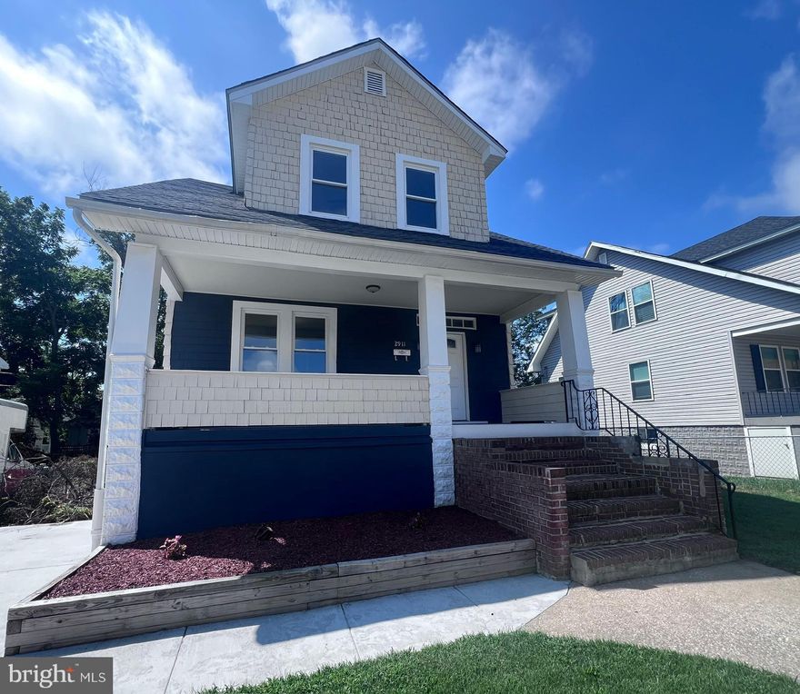 This home qualifies for 100% financing. You can buy this home with NO down payment. Seller offering $3,000 seller concession toward the buyer's closing cost. Welcome to 2911 Thorndale Avenue. This newly renovated 4 bedroom 2 bathroom single family home features a bright living room, modern kitchen with stainless steel appliances, upgraded countertops, and new cabinetry. The finished basement offers flexible space for a bedroom, office, or media room. Enjoy the private, fenced backyard with a brand-new deck—perfect for relaxing or entertaining—and a rare private driveway for hassle-free parking.  Perfectly located on the same street as the elementary school. Minutes from local parks, colleges, shopping centers, restaurants, and downtown Baltimore. Easy access to I-83, I-695, and major transit, making commutes to Downtown Baltimore, Washington D.C., and surrounding areas. Schedule your showing today!