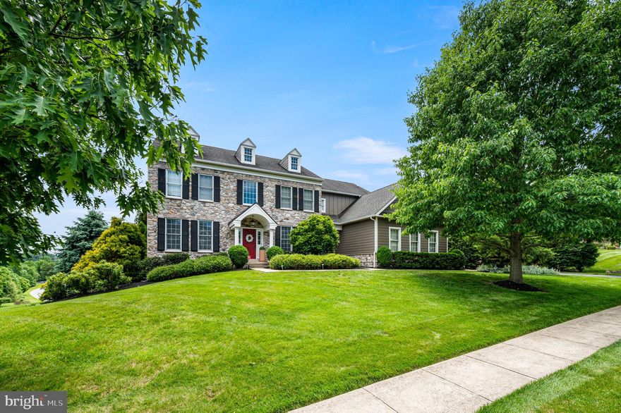 Experience the pinnacle of sophisticated living in this magnificent executive home.  Spanning over  5000 square feet of meticulously planned design, this home offers an exqusite lifestyle tailored for bith grand entertaining and intimate family moments.  The gourmet chef's kitchen features a center island, pantry, tons of cabinet space and granite countertops plus breakfast area.   The enormous family room has a stone fireplace as the focal point, and  accesses the large deck, creating  an amazing space for family movie night and entertaining.   The first floor private office is an added bonus.  In addition, the living room and dining rooms just add a more formal area for entertaining.  There is a separate mudroom entrance which provides the perfect landing point for shoes and book bags.  From the  elegant front stairway ascend to the breathtaking  primary retreat complete with a spa-like ensuite, large sitting room and fantastic walk-in closets.  Two bedrooms with jack-n jill bathroom plus a  princess suite complete the second floor living space.  There is more: . Below, the walk-out lower level transforms into a private resort, boasting a full bar and home gym that open directly onto a masterfully landscaped terrace and custom patio.  A storage room plus powder room  complete the space.  Experience luxury and comfort at its finest.”   This home is a must to add to your house tour - you wont be disappointed.   Make your appoitment today and make this amazing house the place to call home!