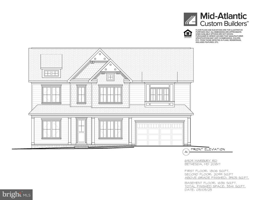 Elevator included!  Build your dream home on an amazing lot!  Construction well underway on this spectacular, 9,000, level lot in the coveted Kenwood Park neighborhood. The siting serves as the perfect canvas to bring your custom dream home to life. Ideally situated on Marbury Road, one of the most beautiful streets in Bethesda, this magnificent property is poised to redefine the epitome of luxury living. It presents a special opportunity to customize and own a luxurious new residence with unparalleled appeal. Final pricing of the house and lot can range is expected to be $3.295m with the ability to personalize finishes and selections.