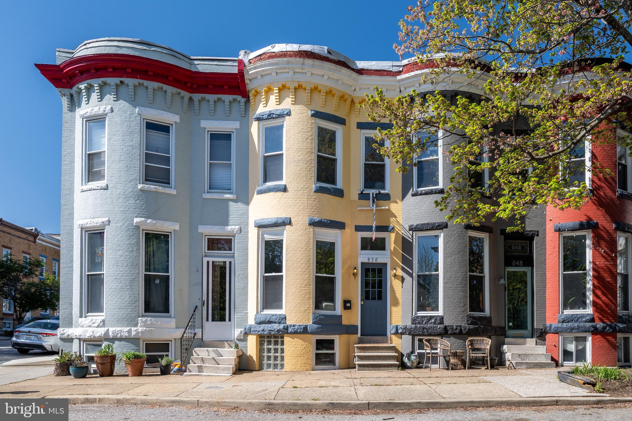 This stunning three-level townhome in sought-after Hampden has been completely renovated from top to bottom, blending contemporary upgrades with classic appeal. This home shines with thoughtful upgrades, including a brand new HVAC system - a coveted modern comfort that many historic properties lack. Additional premium upgrades include an energy-efficient water heater, insulating double-paned windows, and fresh interior paint - all working together to deliver year-round comfort and lower utility costs.
The main level features a bright living room with soaring ceilings, a large bay window, and recessed lighting, creating a warm and inviting atmosphere. Adjacent is a spacious dining area, while the kitchen boasts brand-new white cabinetry, elegant quartz countertops, and stainless steel appliances. A convenient laundry area off the kitchen with high end washer and dryer completes this level, along with fresh flooring throughout.
The upper level features three generously sized bedrooms with high ceilings and abundant natural light, enhanced by plush new carpeting and a beautifully renovated full bathroom. Outside, a fenced backyard with a patio and storage shed provides a private retreat.
Nestled in the heart of Hampden, this home sits just steps from "The Avenue" (36th Street)—a vibrant half-mile stretch bursting with local flavor. You’ll find eclectic boutiques, award-winning restaurants, and beloved breweries that give this neighborhood its signature charm. Everything that makes Hampden special is right outside your door. Enjoy easy access to green spaces like Wyman Park, Druid Hill Park, attractions like the Maryland Zoo, the Baltimore Museum of Art, and the renowned Johns Hopkins University. With quick routes to Rt 83, commuting is effortless. Ideal for investors or homeowners alike, this move-in-ready Hampden treasure offers both excellent rental opportunities and lasting neighborhood charm.