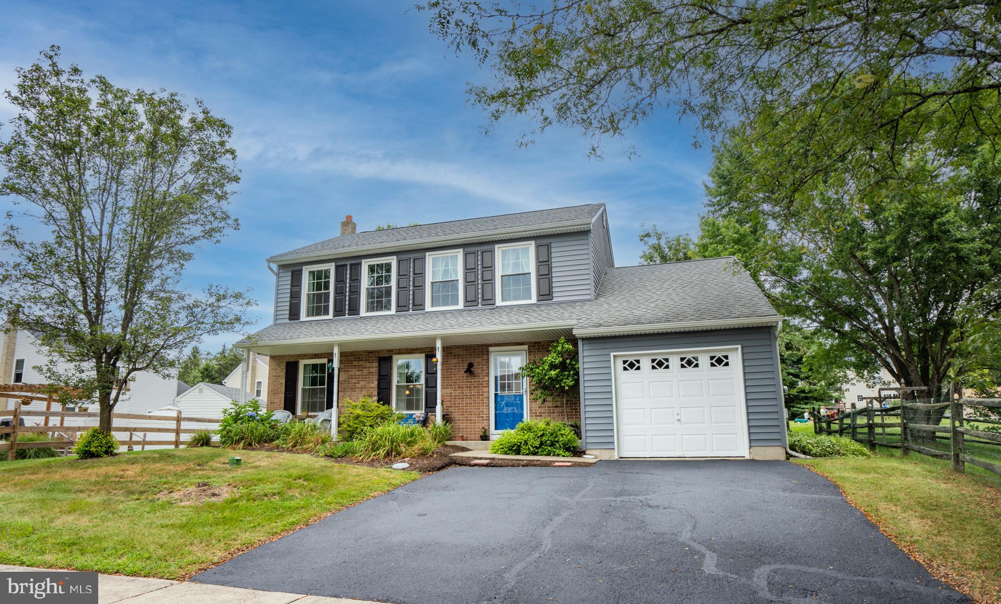 ***Multiple Offers received.*** Deadline for offers is Monday 8/25 10am. Welcome to 444 Dorchester Lane in Perkasie. This is a meticulously maintained residence that has undergone numerous updates over the past years. These updates include new siding, windows, roof, HVAC system, and appliances. The home features Acacia hardwood floors throughout the 1st floor and an updated kitchen boasting Hickory cabinets. It comprises three bedrooms and two updated bathrooms. Additionally, the family room just off the kitchen and breakfast area opens to a backyard patio adorned with mature trees. There is open space behind this property which can be utilized. There is an annual HOA fee of $125 to maintain this space. The HOA also covers snow removal for only the sidewalks that do not border existing homes (by the park/path).
The property is situated in a neighborhood that is in close proximity to parks and local amenities.