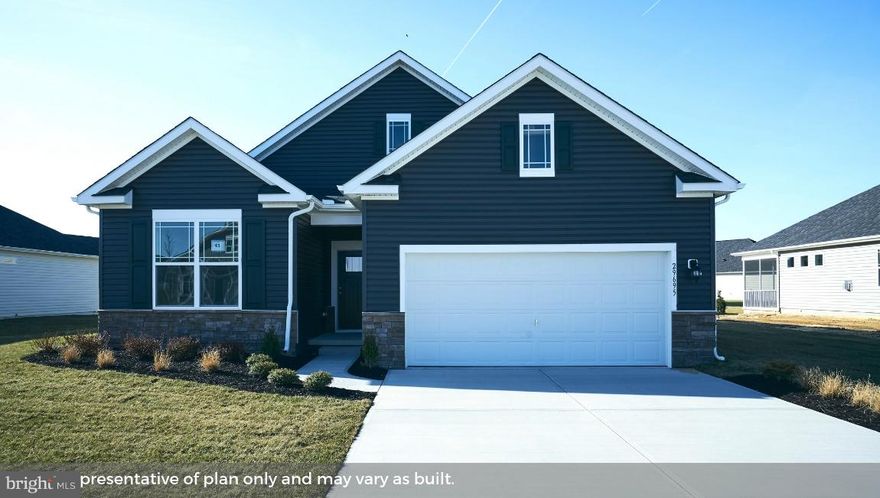 This ranch style home offers 9  ceilings, an owners suite with a connected full bathroom and spacious walk-in closet, the two bedrooms at the front share a full bathroom. The open kitchen layout overlooks the living, dining room & covered porch. For even more space, the optional walk-up loft includes another living area, bedroom, walkout storage, and full bath - making the house 2,401 square feet! Make it your own by substituting the 3rd bedroom for a flex room with French doors, adding a fireplace, screened or extended porch, or a 3-car garage.