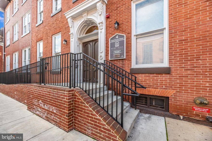 Beautiful One bedroom , one bath apartment located on the second floor of this well maintained historic property in the heart of downtown Frederick. Property features beautiful hard wood floors, stainless steel appliances with include Refrigerator, stove, microwave and dishwasher.  Each apartment has heat/ac mini splits. Secured entrance and beautifully decorated hallways . Best of all, property is right in the middle of all the downtown, shopping, dining and entertainment. Great place to call home! 

In order to qualify we require that one/combined income is 3X's the monthly income. We do credit and criminal  background check as well as past rental history and require one month of consecutive paystubs. Security Deposit is based upon qualifying credit score, Renters insurance is required ( ask for details)