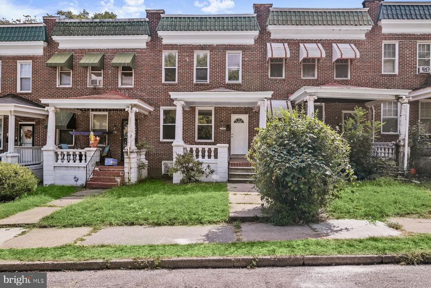 Come tour this well maintained and updated 3 bedroom, 1 and a half bath home with a park like setting.  This home does not face another home.  New carpet and flooring throughout.  Large fenced in back yard that could also be used for parking, covered deck on the back.   Great opportunity for student housing rental as well with it being in close proximity to Coppin State University and other amenities as well.  Don't miss out, make an offer before it's gone.