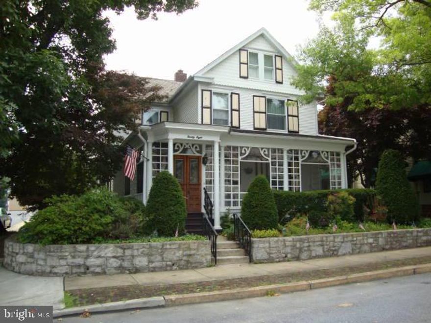 WOW, Mount Gretna Style home ready to go!Economical utilities, 5 minutes from Amtrak, adorable fenced yard and screened in wrap around porch, plus generous room sizes and 100% financing.