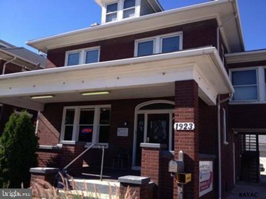 Large 2nd floor 2 bedroom. Lots of windows with beautiful wood trim, eat-in kitchen with stove, refrigerator, dishwasher and pantry.     Bathroom with tub/shower combination. Den with door to rear porch, possible attic access for storage. Laundry room with washer and dryer (courtesy only). 2 off street parking spaces. No pets, no smoking indoors.