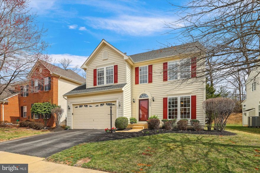 It won't take long for you to understand why folks enjoy living in the sought-after community of Prince William Town Center.  Beautiful, well-maintained home on landscaped lawns welcome you to the neighborhood.   You are likely to find yourself leaning forward and nodding with approval as you make that left turn and see 4689 Montega Drive. This home shows lots of care and pride of ownership at first sight.  Traditional colonial design with 2-car garage makes this a pleasing centerpiece home backing to trees. The garage was updated with springs in October 2024.  In the rear, you will find a professionally landscaped yard with two stone walled flower gardens which will provide beautiful Peonies, Roses, and Crepe Myrtle in season.  The comfortable, stamp patterned patio is perfect for a second cup of coffee, reading, bird watching, or chatting with friends. The patio area is accessible from both the main level and the lower level.
You will find tons of upgrades which include Hardwood Floors in the foyer, Architectural arches between the Living Room and Dining Room, and upgraded Lighting Fixtures throughout. On the Main Level, the two-story Foyer with chandelier opens to a spacious Living Room highlighted by Hardwood Floors and a Large Double Window.  Hardwood Flooring carries into the adjoining Dining Room which stands out with Crown Molding, Chair Rail, and a lovely chandelier.   The Gourmet kitchen features Recessed Lighting, Decorative Hanging Pendant Lighting over the Center Prep Island, 42” Cabinets, Granite Countertops, and Ceramic Tile Backsplash. The Double Stainless Steel Sink with Hosed Faucet just makes sense, as does the Stainless 5 burner gas Stove includes Griddle accessory, Dishwasher, and Built-in Microwave.  The Breakfast Bar with two stools is adjacent to the Sunroom which has Lots of Windows, a Table and the Atrium Door which leads out to the Patio and Rear Landscaped Yard. The Gourmet Kitchen also opens to the bright family room with lots of windows and a gas fireplace with mantle.        Attention to detail is apparent everywhere you look.
Upstairs the carpeted Primary Bedroom, with its Walk-in Closet with lighted Ceiling Fan, connects to the Ensuite Luxury Bath which includes Jacuzzi Soaking Tub and Separate Step-in Shower with Ceramic Tile, Double Vanity Sink, and Ceramic Tile Floor.  Subtle luxury.  3 additional bedrooms and 2nd full hall bath complete the upper level.
In the Lower Level is the 3rd Full Bath with Designer Ceramic Tile and Shower Seat.  The Rec Room has a Media Area Wired for In-Home Theater and made comfortable in cooler weather by the Gas Fireplace (just serviced in February). PLEASE NOTE that the 65” TV, Sound Bar, as well as the TV Wall Mount ALL CONVEY "as is" with the sale. An Atrium Door and Walk-up to the Rear Yard has Recessed Lighting, 3-Light Linear Track Lighting, 2 Ceiling Fans and Luxury Vinyl Plank Tile Flooring. The cabinets  offers Wet Bar Rough-In under Cabinetry which features Soft Close Door. Gas Hot Water Heater with Expansion Tank was installed in December 2023. SEE the Upgrades and Additions list in BRIGHT DOCS for more information.