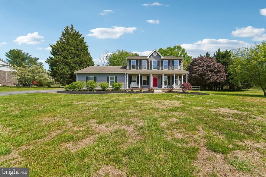 Beautifully updated Colonial set on 1.15 private acres in the highly desirable Highland community. This well-maintained home offers a perfect blend of comfort, space, and modern updates.

The main level features newer flooring (2026) and fresh paint throughout (2026), creating a bright and inviting atmosphere. The spacious kitchen offers abundant cabinetry, updated lighting, and painted cabinets, and opens seamlessly to the family room with vaulted ceilings, recessed lighting, and stylish beams. Step outside to the expansive deck, recently re-stained and updated with new railings, overlooking a serene and private backyard ideal for relaxing or entertaining.

The upper level includes four generously sized bedrooms, each equipped with ceiling fans, along with updated closet doors and added crown molding for a polished finish. The hall bathroom and powder room have been tastefully refreshed with updated vanities, lighting, and fixtures.

The fully finished basement provides valuable additional living space, perfect for a recreation area, home office, or gym.

Additional updates within the last six years include washer and dryer, dishwasher, water softener, gas furnace, front porch posts, and enhanced interior trim details. The septic system was recently pumped, and a water neutralizer and softener were maintenanced in April 2026.

Conveniently located near Routes 32, I-95, and I-70, offering easy access to Baltimore, Washington, DC, and Frederick. A rare opportunity to own a beautifully updated home on a private lot in a sought-after location