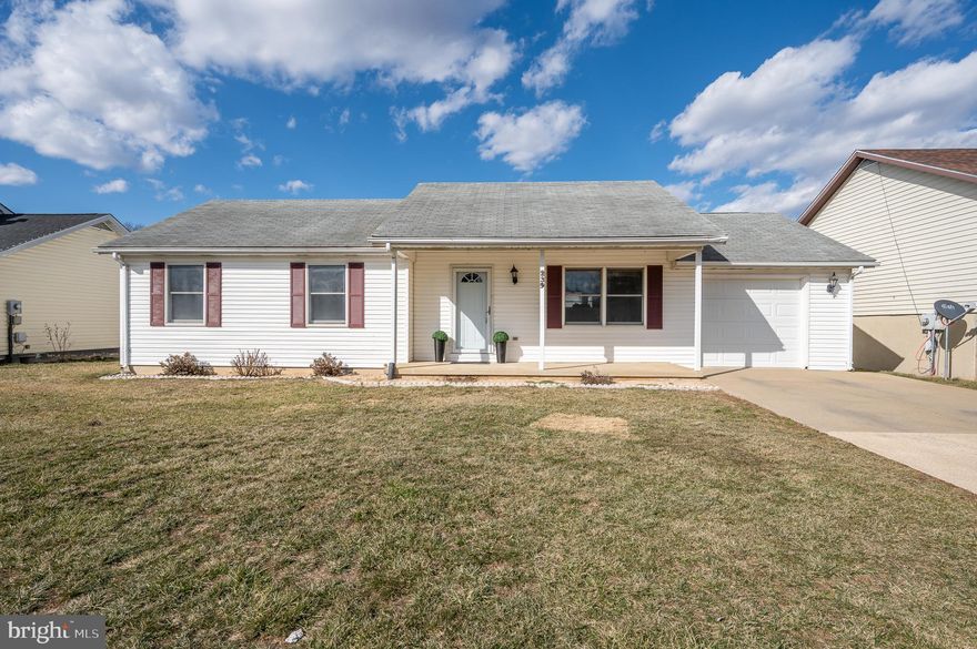 Discover this beautiful one-level living rancher, featuring 3 spacious bedrooms and 2 full baths. The large kitchen provides plenty of space for cooking and entertaining. This home has been freshly painted throughout and features brand-new LVP flooring in every room except the kitchen. Additionally, it has been professionally cleaned and pressure washed, ensuring a move-in-ready experience for its new owners. Enjoy the convenience of an attached, insulated one-car garage. Relax on the covered front porch or unwind on the back deck, perfect for outdoor enjoyment. There’s also a shed in the backyard for all your essentials and additional storage. Located in a desirable neighborhood close to shopping, dining, and amenities, this home offers both comfort and convenience. Schedule your showing today—this one won’t last long!