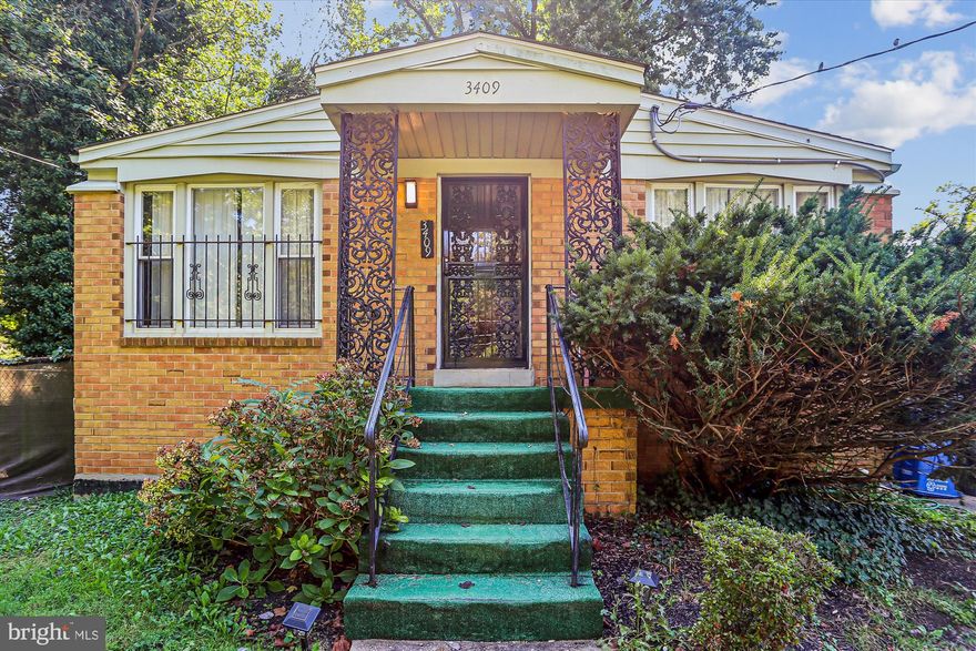 Fantastic Potential-great opportunity to own a brick one story, 3 bedroom, 3 bath home located in Hillcrest.  This property is perfect for FHA 203K financing!  The house has solid bones-PR advises the roof, HVAC System and Hot water Heater have all been replaced within the last five years, kitchen has a ceramic tile floor and newer SS Appliances, the Bathrooms have also had some updating, hardwood floors on the main level plus a large basement with a French Drain System.  Lot's of off street parking in the long driveway.  All located across the street from Ft Dupont Park.  This is an Estate Property being sold AS-IS at a Pre-Sale Appraised value of $470,000.00.  Home is awaiting your personal touches to finish the job on this Diamond in the Rough!