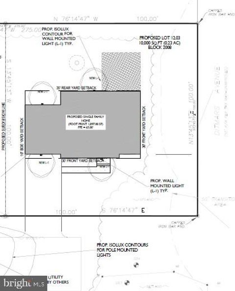 Vacant Land For Sale - BLOCK 2008 - LOT 12.03 Coolidge Avenue<br/> LAWRENCE TOWNSHIP, NJ 08648