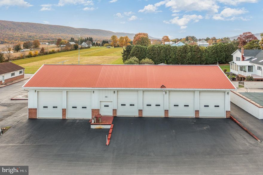 Only minutes away from Interstate 81 exit 112, built in 1993, this six bay truck garage served as the home of Morgan Oil Inc for many years. This garage complete with a separate electric service, heating system, mezzanine for storage, air compressor and air lines to each bay. Truly a mechanic's dream, this garage has endless possibilities!! Included in the sale is a move-in ready 3400 sq ft 5-bedrooms and 4-bathrooms split level home. Well maintain home includes new roof, new central AC and much, much more!!!

***Oil company office and active diesel fueling station share an easement for access to Route 25.***

***A recent annexation of the truck garage will add 3563.7 square ft or 0.082 acres to the existing 1.2 acre making the total an estimated 1.282 acre. The sale will be contingent upon approval of recent annexation.***

***Seller is/and or related to a Realtor.***