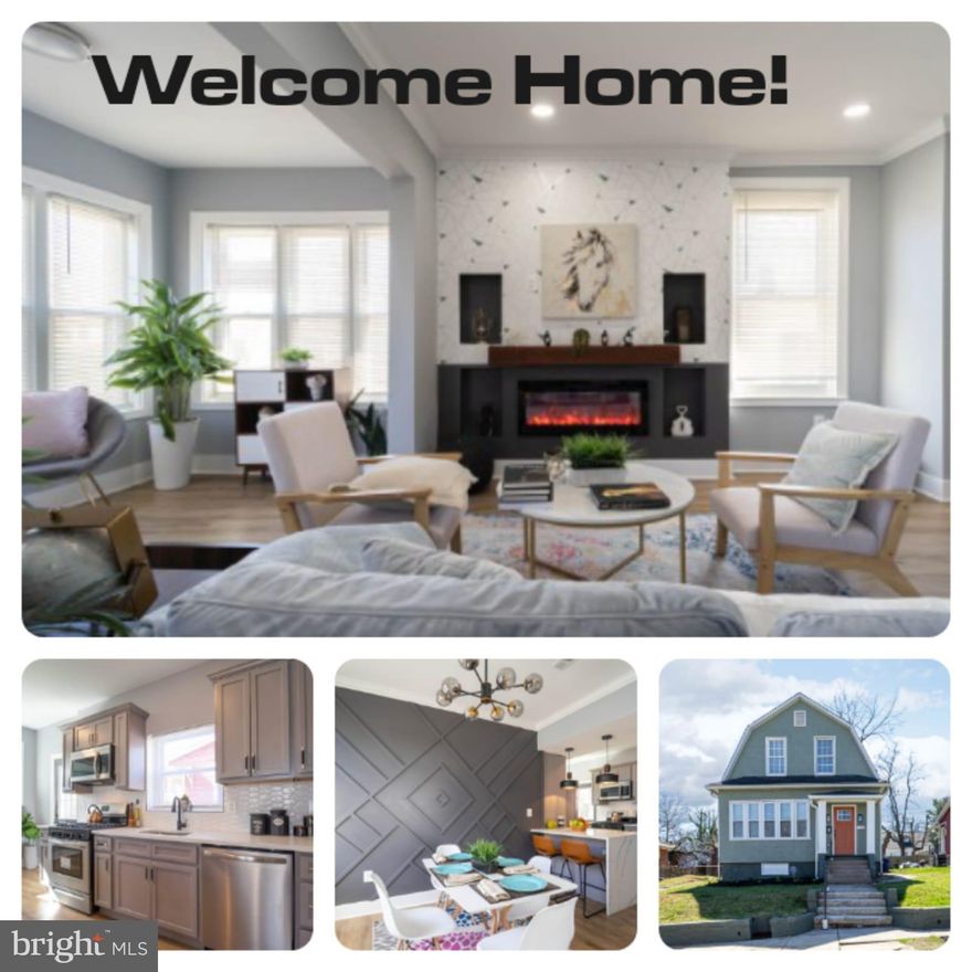 Welcome to your dream home!
This stunning renovation features an open floor plan, over 2,300 square feet of living space, 4 bedrooms, and 2.5 bathrooms, including a luxurious master suite on the main floor.

As you enter the home, you'll be greeted by an open floor plan, a beautiful electric fireplace, and a stunning accent wall. The kitchen is just as impressive, with stainless steel appliances and quartz countertops. From the kitchen, you can step out onto your private backyard and detached garage.

On the main floor, you'll find the primary bedroom and bathroom, which have been beautifully updated with a tile shower and upgraded bath vanity. Upstairs, you'll find 3 additional bedrooms and a bathroom. The bedrooms are all generously proportioned and bathed in natural light. The basement is fully finished and includes a laundry hookup, making it the perfect space for additional living space, a home office, or a recreation room. This home also has all-new energy-efficient windows and a new roof.
This home is a true beauty, and it's sure to make you feel like you're living in a dream.