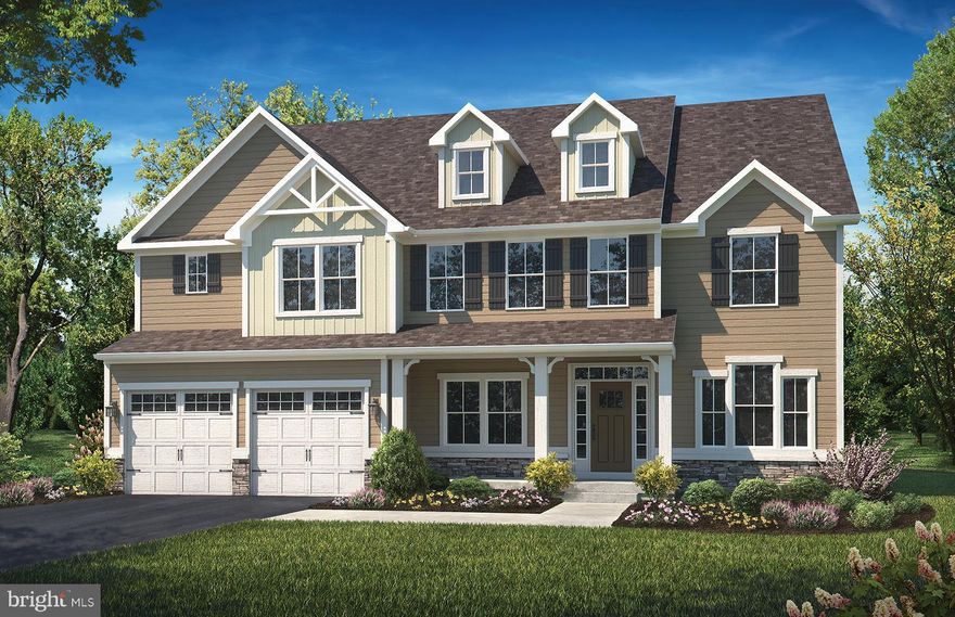 TO BE BUILT at Spring View Estates. If you're looking for a home that combines the quality and style of a classic with a modern sense of design and layout, look no further than the 4100+ sq. ft. VERSAILLES.  The spacious and light-filled foyer welcomes you with a sense of openness.   The first floor hall area draws you back towards the rear of the home, where an open plan, two-story family room, kitchen and dinette form today's new  social triangle  so that you never feel too far away from the action.  The kitchen is generous and open over a large rectangular island with plenty of seating and prep area. Upstairs the practical luxury continues with a huge open loft that provides a second floor living area. The owner's suite is a private retreat and features dual walk-in closets, a sitting area and standard tray ceiling. [Other homesites available; photos are for representation purposes only]