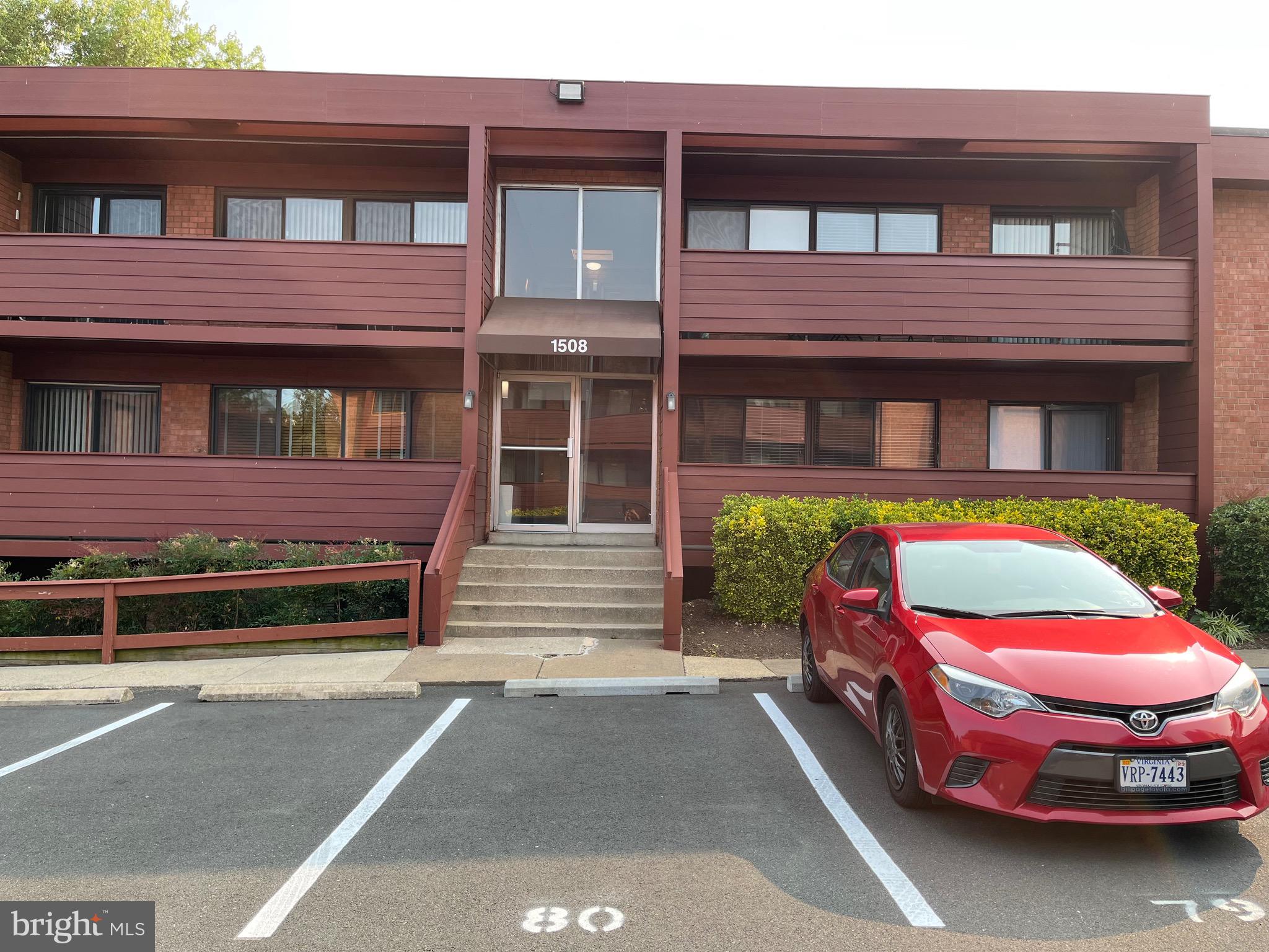 ALL UTILITIES INCLUDED PLUS CABLE, A POOL, YOUR OWN INDIVIDUAL PARKING SPOT#82, and a visitor parking pass are included in the rent. "Excellent location just minutes from Washington DC. It is a short distance from the Metro station and shopping. A main floor unit with private balcony, no residence below you. The kitchen is updated with a built-in microwave, gas range, ceramic tile floor, granite counter tops, newer cabinets, stainless steel appliances, and under cabinet lighting. Hardwood floors in the rest of unit. An updated bathroom with a pocket door. The bedroom is spacious with a walk-in closet. An additional walk-in closet in the hallway. There is an additional storage unit in the common/laundry area.
