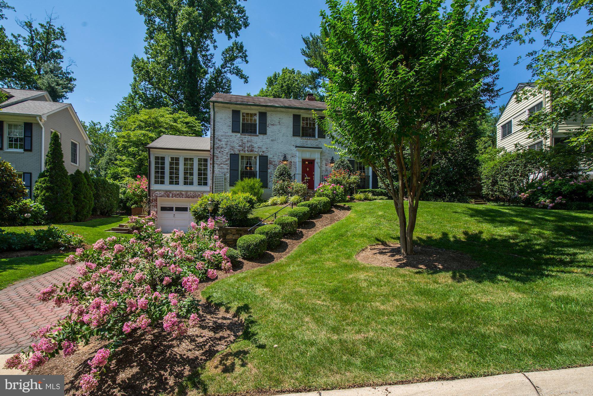 This beautiful 4BR/3.5BA with the most charming front entrance and rear garden. Just outside of D.C. in the highly sought after Westmoreland Hills neighborhood. This house has large entertaining spaces with a great family, master suite, and first floor sunroom
