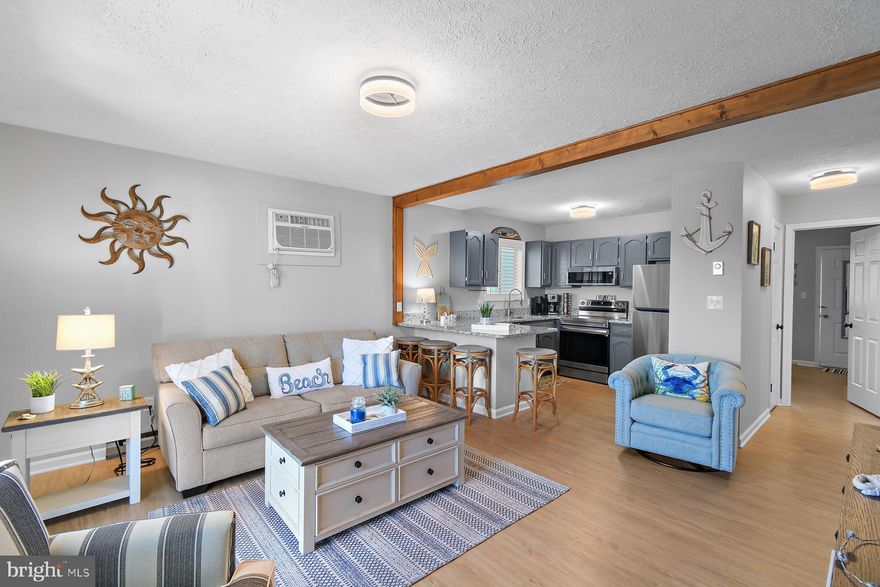 Welcome to Lighthouse Condominium! This beautifully updated 1-bedroom, 1-bathroom second-floor condo is a true coastal gem! This unit features LVP flooring, fresh paint throughout, stylish furniture and an updated kitchen complete with beautiful granite countertops & stainless steel appliances! The bathroom has also been renovated with a new vanity and fixtures. 

Enjoy peace of mind with an exceptionally strong condo association, no special assessments, and reduced fees for 2025. Recent building upgrades include a new roof (2024), front balcony and siding (2020), and rear decking and stairs (2018).

Whether you spend your days at the beach or lounging by the community pool, you’ll love this prime location near restaurants, shopping, and entertainment. Perfect as a vacation retreat, rental investment, or year-round residence—don’t miss this incredible opportunity to own a slice of paradise in Ocean City, Maryland!
