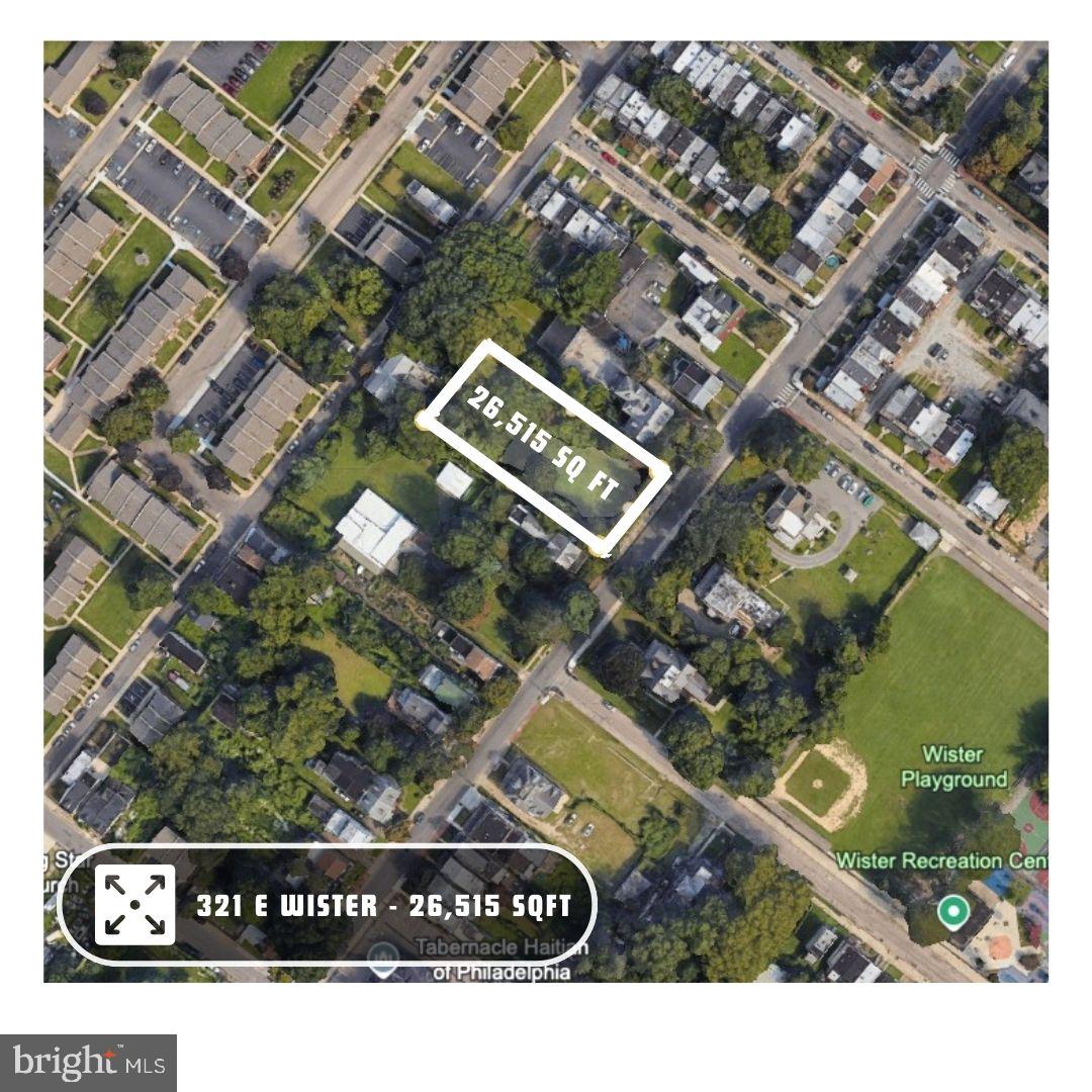 Presenting 321 Wister St, an expansive 26,515 sq. ft. lot in the heart of Germantown, offering exceptional development potential in one of Philadelphia’s most historic and rapidly evolving neighborhoods. This rare, oversized parcel is ideal for residential, mixed-use, or community-focused development, providing endless possibilities to capitalize on Germantown’s ongoing revitalization and high demand for housing and services.
Its prime location ensures easy access to public transit, major roadways, and a wealth of local amenities, making it a strategic investment in a thriving market. For expanded potential, 321 Wister St can also be purchased with 329 Wister St, an adjacent property offering additional development opportunities. Contact us today to learn more about 329 Wister St and how these properties can be leveraged together for maximum investment potential. Don’t miss this chance to secure a versatile and high-value investment in Germantown. Reach out now for more details and to explore the possibilities!