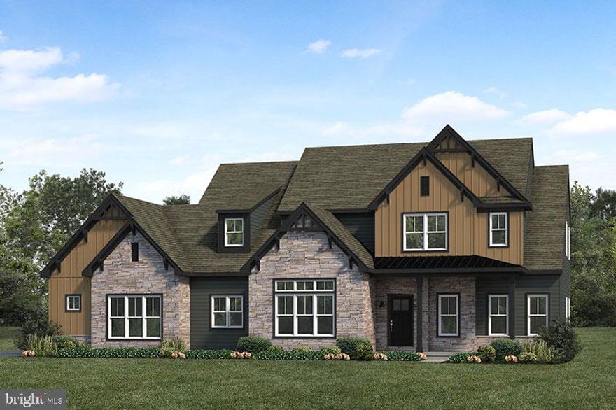 To be built Callahan model by Landmark Homes. This spacious and open 2-story home plan with 3,500+ square feet features a 1st floor owner's suite, tucked away at the rear of the home, and 3 additional bedrooms, plus a loft, on the second floor. Generous spaces, an open plan characterize the first floor living spaces, with classic design features. The foyer, flanked by a study and dining room, opens to a sweeping 2-story great room that flows into the spacious kitchen and bumped out breakfast area. A large pantry is convenient to kitchen, but tucked out of sight, near the optional butler's pantry. A mudroom entry from the garage is located near the first floor laundry room. 
**This listing is a representative of what can be built in this community.* *Price includes base lot cost and base home price only.*