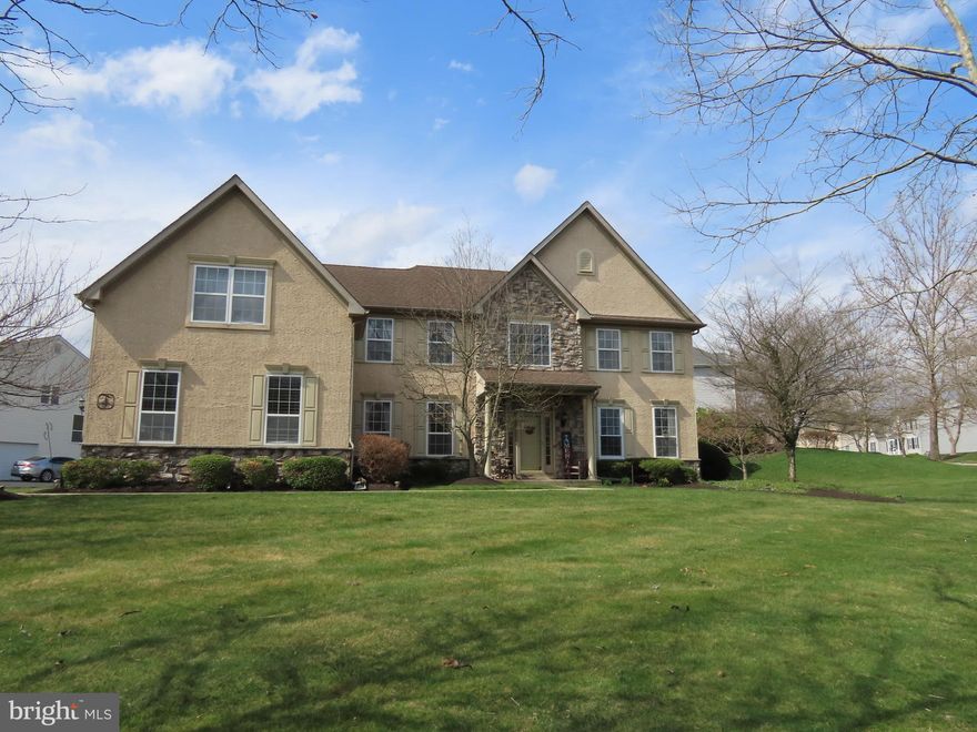 Spacious home with a great floor plan and a Newer HVAC system 2 zone with 2 newer heaters and 2 newer A/c units. There are great features in this lovely home including a Huge kitchen with lots of cabinets, gas cooking, a double oven and a wet bar area great for entertaining and those holiday gatherings. All of the bedrooms and the pantry have been fitted with California closets. The primary bedroom features a large sitting area and a big walk-in closet and full bath with a soaking tub. The other bedrooms are large and the second bedroom has a private bathroom and the other 2 bedrooms have a shared Jack and Jill bathroom. The home has 2 stairways and the basement is partially finished and the unfinished storage area could be finished if desired. The 3 car garage has an epoxy finished showroom floor and a work area.  Located just minutes for 95 makes this home very convenient that need to commute to Phila, NJ or NY.