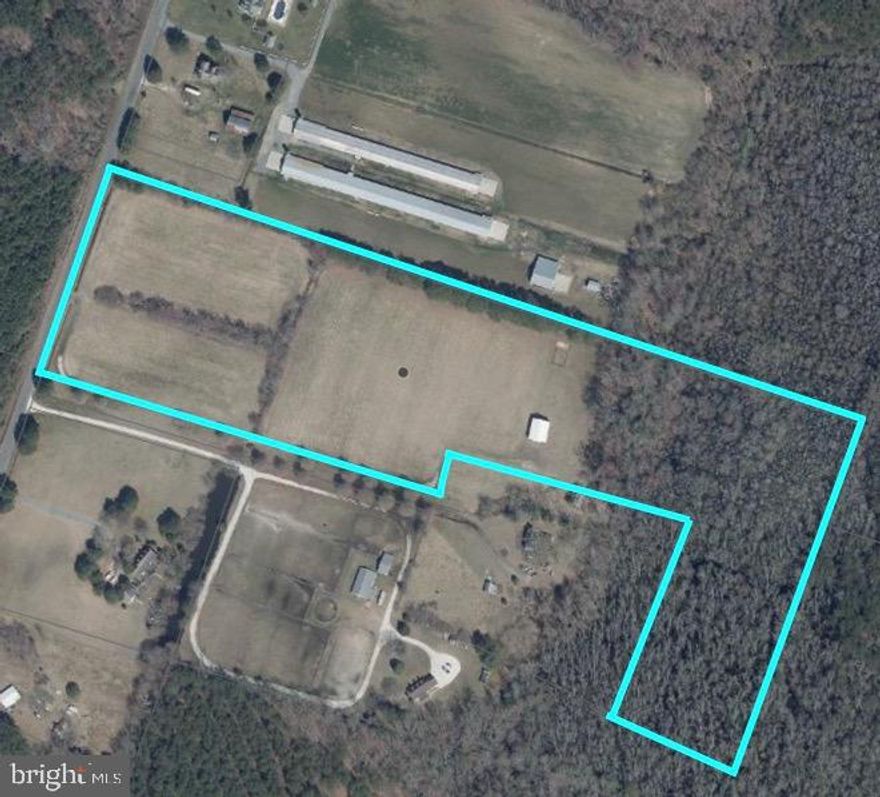 Situated on over 21 acres this property is an Outdoors lover's dream.  Build your dream home or getaway in the vast open space in the center of the property. A site plan is on file and septic reserve area has been platted with the county. Take advantage of the Pole Barn presently in place will Electric and Heat for you to use and store your toys while you enjoy the property.  In the rear of the property, the wooded areas are habitat for both Sika and Whitetail deer. The front of the property has young pines planted but IS NOT encumbered by any Easements or Conservation restrictions. Located in the waterside village of Tyaskin you will only be minutes away from Two Marinas, Three Sandy Beaches, and Two Public Wharfs for any of your water related sports activities!!!  This rare find won't last long! Schedule your showing today!