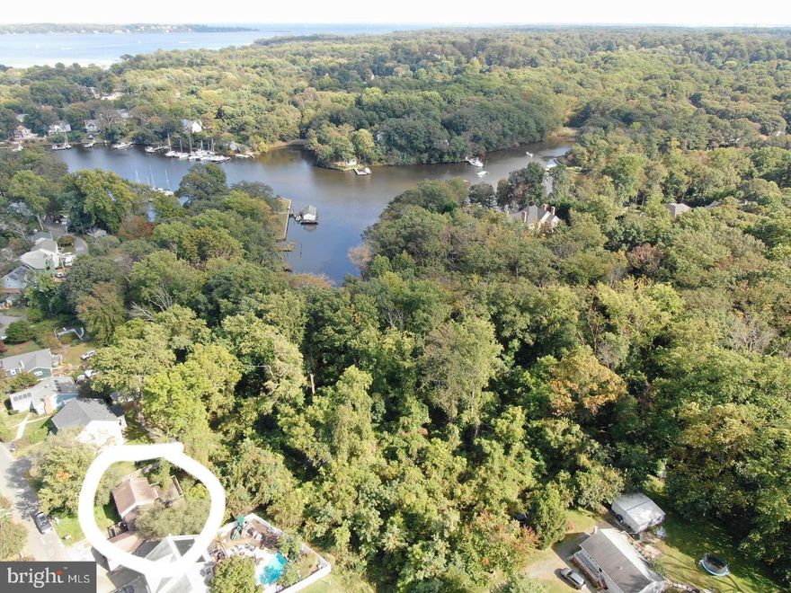 Investment opportunity in a the Belvedere Creek water privileged neighborhood in Arnold.  This home is being sold strictly AS-IS. This home comes with a huge 3+ acre waterfront lot on Forked Creek & can made to be your paradise. This is a full renovation project or a tear down and build up.  Do not know the depth of the water on the creek.  Access Road is 3 houses down on the right to access the private pier.  Turn right onto the access road then turn left.  Pier is all the way at the edge of the property line DOWN the hill
Renovate & build up for a spectacular waterfront view!!!
50' Pier installed in 2014