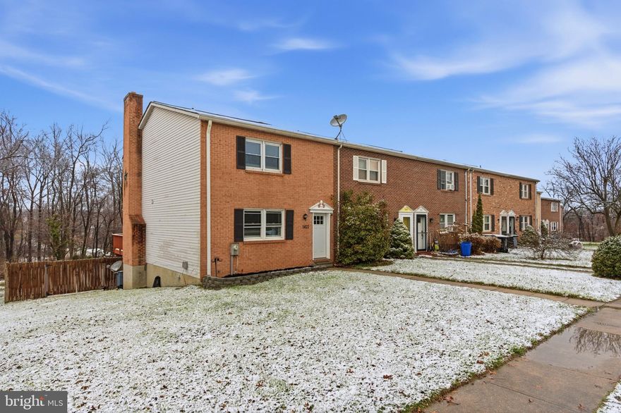 Well-maintained end-of-group townhome offering additional width and natural light throughout. This spacious home features 3 bedrooms and 2.5 bathrooms and is in pristine, move-in ready condition. The property includes a fenced rear yard and private parking pad in the rear. Major updates include roof replaced in 2020, HVAC system installed in 2022, and hot water heater replaced in 2024. A rare opportunity to own a large end-of-group home with significant recent improvements.