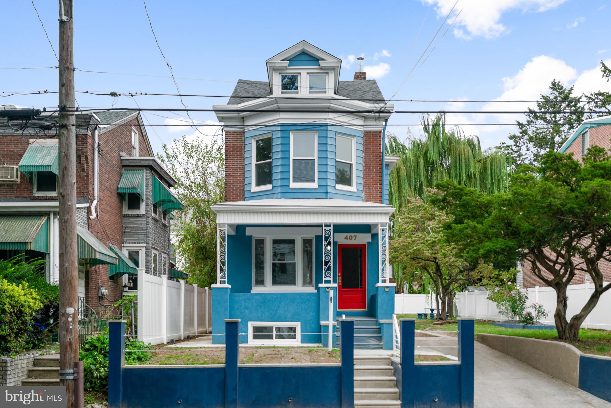 Welcome to 407-9 E Sanger Street - a fully renovated, 4-bedroom, 3.5 bath home in Philadelphia's Crestcenville section, set on a rare double lot with an oversized backyard and private parking for six or more vehicles.
Inside, classic charm meets modern comfort. The original woodwork has been carefully preserved, adding warmth and character throughout. The heart of the home is a sleek, contemporary kitchen outfitted with brand-new appliances. Stylish countertops and clean lines - perfect for daily life and entertaining.
With four spacious bedrooms, including a private attic suite with its own full bath and air conditioning system, this home offers ample room to spread out. The finished basement adds even more versatility, complete with a full bathroom and separate entrance - ideal as a guest suite/in-law space/ home office/ exercise room, etc., etc. A powder room on the main floor and a dedicated laundry area make daily living easy.
Comfort is covered year-round with a brand new central A/C system, and outdoor space is a rare find - the expansive yard is perfect for gatherings, pets, or play.
Tucked on a quiet block yet close to major roads, public transportation, and neighborhood amenities, this home checks every box - space. Charm and location!
Schedule your showing today. Properties like this don't last!
