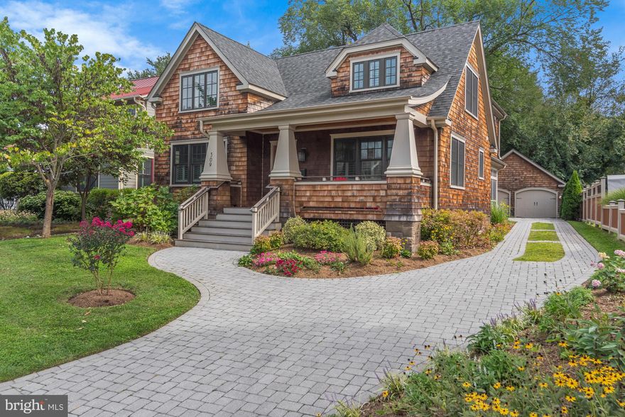 Impeccable Eastport Arts & Crafts home w/ quick access to downtown. High Quality -keen attention to fit and finish. Cedar siding, 4" cherry floors, 3/4BR's, Gourmet Kitchen, 2 car det garage, custom paneling and fpl mantels, large screened porch with heart pine floor & ceiling, finished LL for office and rec room or 2nd Fam Rm, hardscapes, landscaping, custom fence and irrigation. Approx 3240sqft.