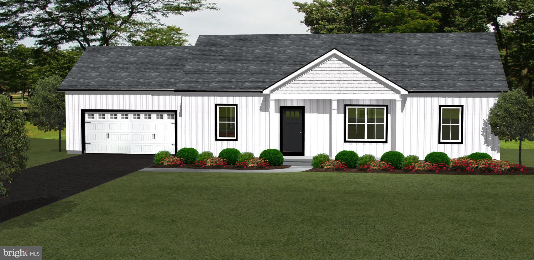 DREAM STARTER
Can't find exactly what you want? Then start here! This "To-Be-Built" Rancher offers an open floor plan. With a Great room, dining area, and kitchen with pantry. It isb Bright and open with sliding doors to the rear deck. There is a split bedroom plan, providing a private primary bedroom with attached primary bathroom. This gently sloping lot allows for a daylight basement with sliding doors-perfect for your future family room. Come and pick you colors. PHOTOS are of a similar home but not an actual representation of all standard options.
Land assessment is $29,400.
