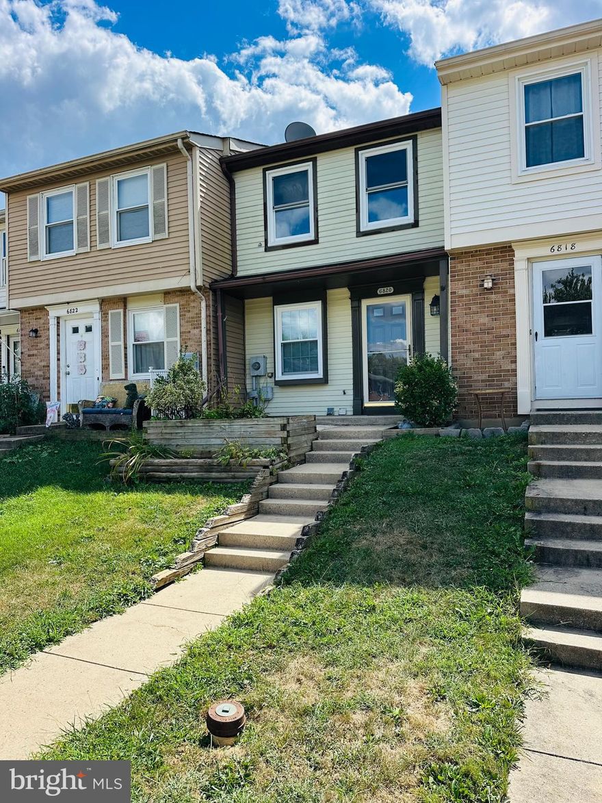 Great opportunity to be close to the I 270 corridor, Downtown Frederick,  restaurants and shopping. This e level townhome has 2 bedrooms on the upper floor and  the finished basement can be used as a third bedroom.  Washer, Dryer and 1/2 bath are also on the lower level. There are two parking spaces out front, The backyard is a nice size and has a paver patio for entertaining. Call now, won't last long!!