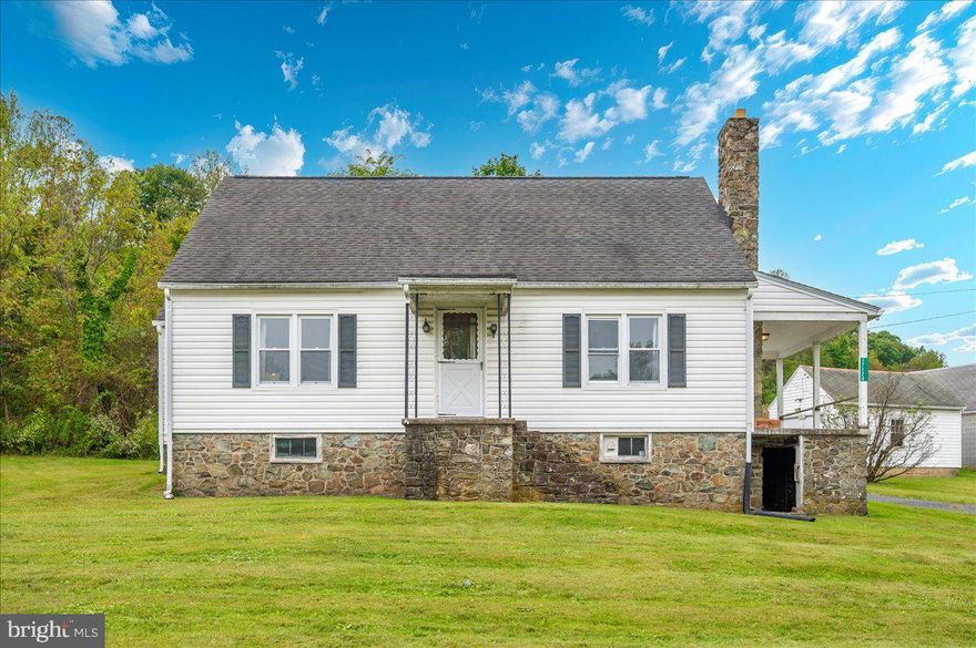 New Price – Below Appraised Value!  Make this charming 3-bedroom Cape Cod your next home! The main level welcomes you with two comfortable bedrooms, a full bath, beautiful hardwood floors, a spacious living room with a cozy stone fireplace, a separate dining room perfect for gatherings, and a kitchen with a handy pantry. Upstairs, you’ll find the third bedroom along with generous storage space, ideal for keeping everything organized. Nestled on over an acre, the property offers room to spread out and enjoy the outdoors, complete with a paved driveway and a detached garage. Don't miss your chance to call this home!