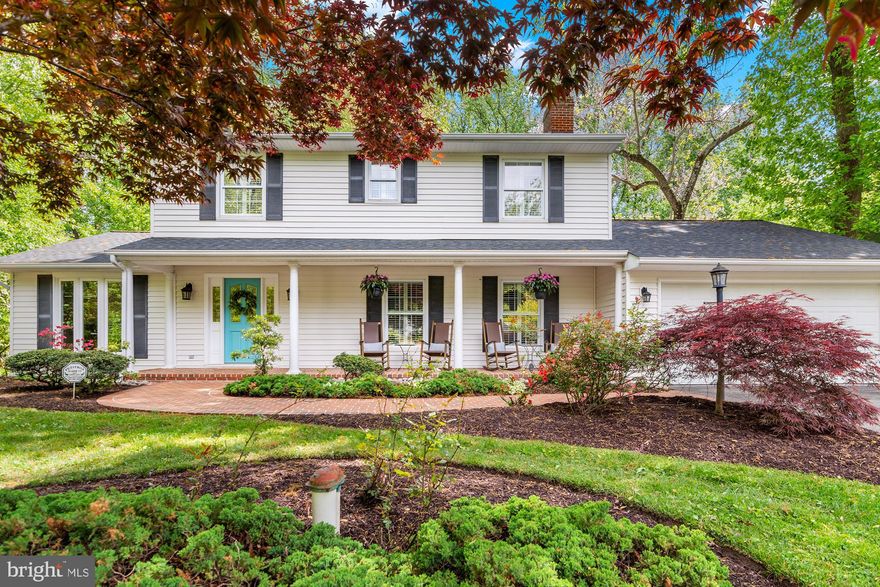 Welcome to 1754 Long Green Drive, a beautifully maintained 4-bedroom, 2 full and 2 half bath Colonial tucked away on a quiet cul-de-sac in the highly sought-after Broadneck school district. Offering over 3,600 square feet across three finished levels, this home combines thoughtful updates, flexible living spaces, and a private backyard setting.

The main level features a traditional yet airy layout with formal living and dining rooms enhanced by gorgeous natural light and bow windows. The spacious kitchen is truly the heart of this home and flows seamlessly into a stunning great room lined with windows showcasing the landscaped yard and woods beyond. Access the back patio and yard via updated French doors. With plenty of space for entertaining or lounging by the cozy natural gas fireplace, this set up is ideal. Off the kitchen is the private office with built-ins, a fireplace, and French doors for privacy. Two powder rooms on the main level plus mudroom with space for laundry and storage add convenience and functionality to everyday living.

Upstairs, the beautiful primary suite is filled with light and views of trees, creating a peaceful retreat. Enjoy a large en-suite bath and walk-in closet as well. Three additional generously sized bedrooms plus a full hall bathroom provide plenty of space for family or guests.

The finished lower level includes a large rec room along with an unfinished storage area. The basement has been thoughtfully improved with updated flooring and utilities for added peace of mind.

Outside, enjoy relaxing on the the brick front porch or entertaining on the back patio with firepit and natural gas hookup for your grill.

The Meadows is a charming community ideally located on the Broadneck Peninsula with easy access to Annapolis, the Naval Academy, Maryland's Eastern Shore via the Bay Bridge, and all commuter routes.