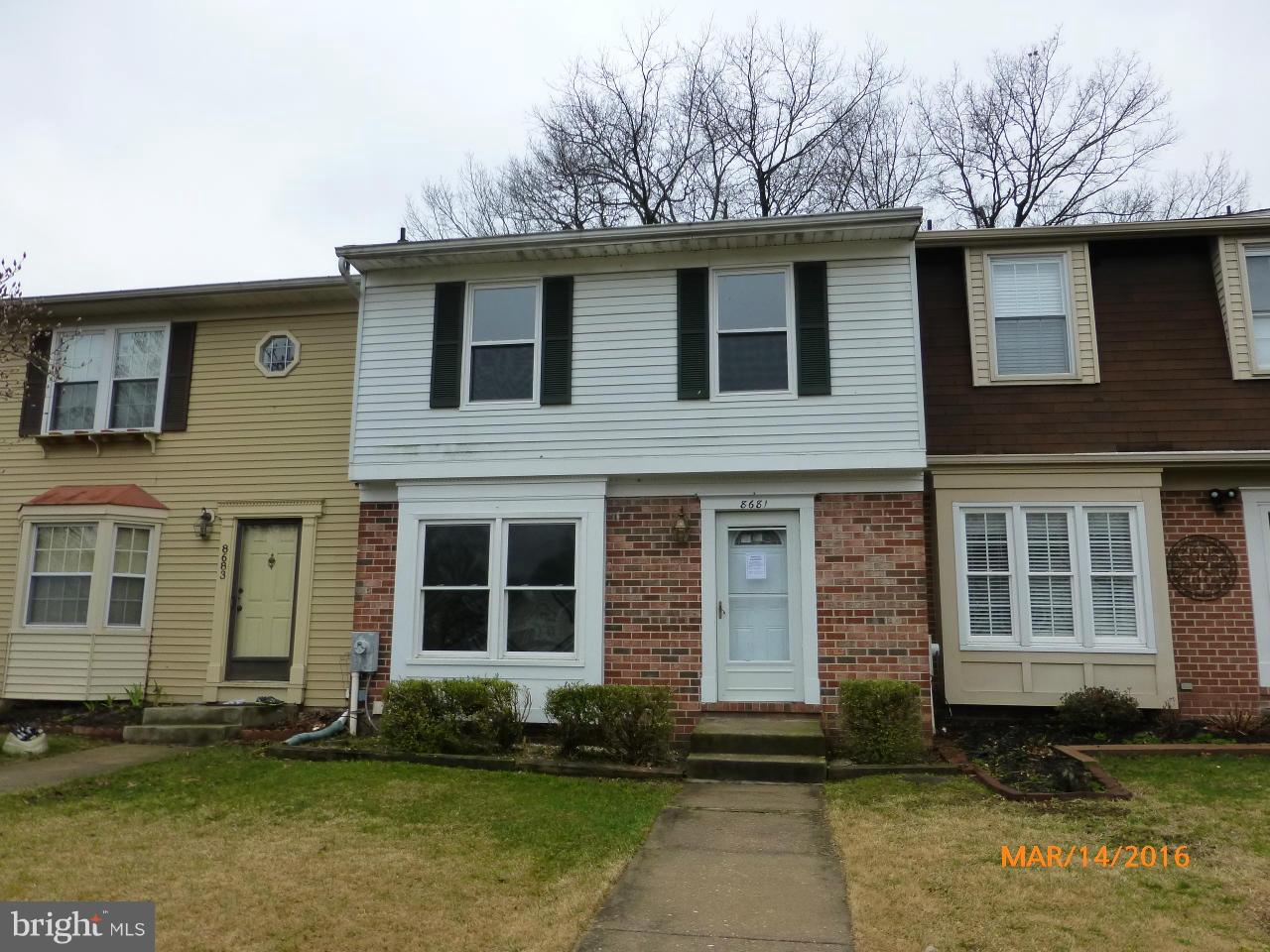 Corporate owned Prop. Sold AS-IS. 3 Bedrooms 2 Full & 2Half Bathrooms Townhome located in Castlemill Community. Kitchen with a Breakfast Nook and a sliding to a Deck. Living/Dining Combo. Master Bedroom with separate bathroom. Finished lower level with a family room & FP. Convenient location, Close to I-95, White Marsh Mall and restaurants. Don t wait, make an appointment today.