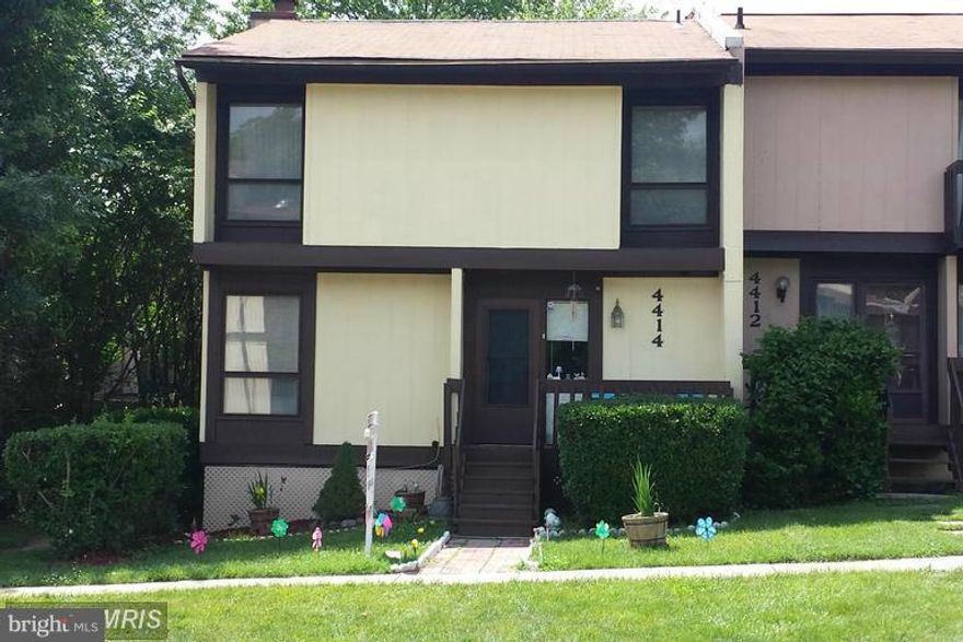 Great Location!  Charming end unit townhouse  whit extra land on the side. Close to shopping, dining, major commuter roads and I495. Main level with hardwood floors in living and dining rooms, stainless steel appliances and granite counters in kitchen. Three bedrooms and two full baths in upper level. Finished basement with a full bath and two rooms. No sign on property