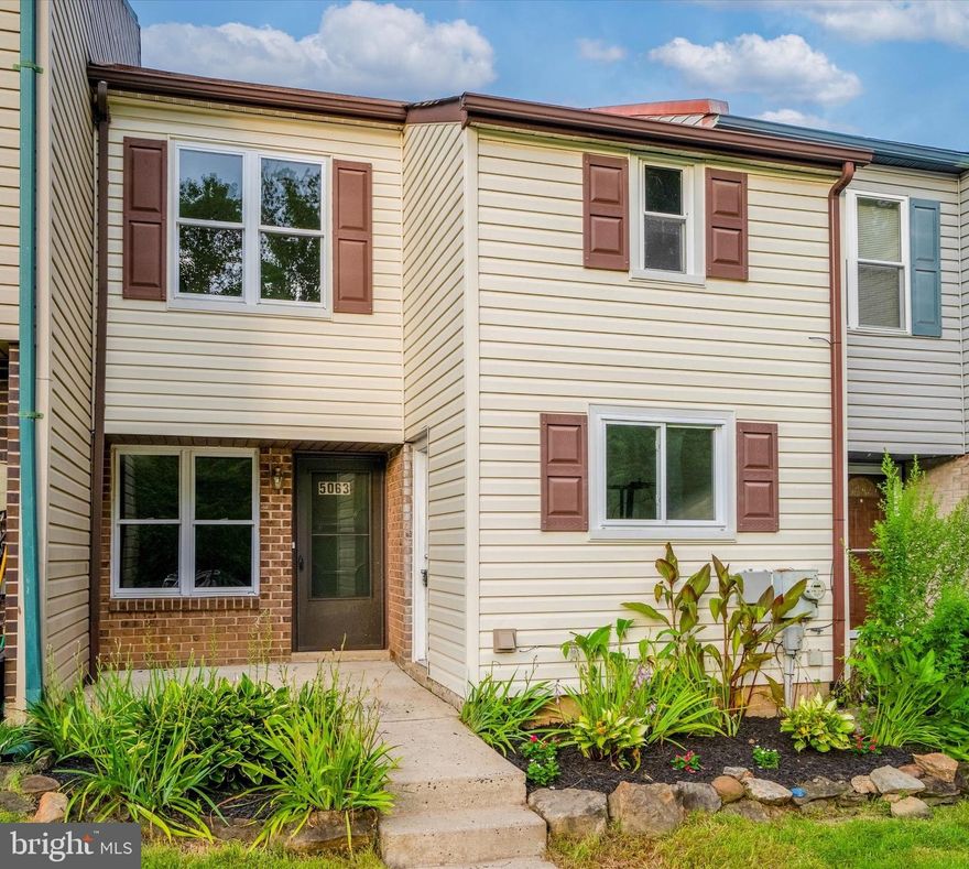 Rarely available Hidden Valley townhome situated on a quiet cul de sac with 3 beds, 2.5 baths, primary suite, and a large patio & yard.  Enter into the large living room with new laminate flooring, convenient coat closet and access to an oversized mud/laundry room with separate front exit/entrance.  Proceed past the powder room to the large dining area and semi-modern kitchen with tons of counter and cabinet space, stainless appliances & bright window overlooking rear yard.  The adjacent den/family room is ideal for entertaining or relaxing and has a sliding door to a new deck that extends to the large backyard.  Upstairs there are 2 rear bedrooms with ample closet space and a hall bath and closet.  The front primary suite offers a 3-piece bath with stall shower, double closets plus a bonus walk-in closet that’s large enough to be used as a home office.  Freshly painted throughout, new laminate flooring downstairs and new carpet upstairs.  Competitively priced with no HOA fees and tucked away on a cul de sac adjacent to a large, wooded area.  Easy access to 95, route 1 and the PA turnpike.  Will not last, schedule your showing today!