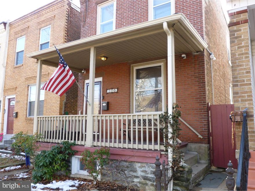 Available March 15, 2018! Welcome to this 3 bed 1 bath home offered for rent in the historic East Falls section of Philadelphia. Located on a charming tree-lined section of Henry Avenue. Enjoy your morning coffee on the cozy front porch. Enter the home into the open living and dining area where you will find tall ceilings and hardwood floors throughout. Continue to the large eat-in kitchen with stainless steel appliances followed by a mudroom/laundry room located in the back of home(No basement laundry!). There you will find access to the backyard to enjoy a nice spring or summer day. Take your pick on how to get upstairs with two staircases. One through the living room and the other off the kitchen. Up on the second floor you will find 3 generous sized bedrooms and a large full bath. If you like convenience this home is for you! Close to SEPTA regional, buses, restaurants, and parks. Easy access to Center City! Apply today! Want the place furnished with two flat screen TV's (50" & 40"), Leather couch & recliner, bedroom set (bed, bureaus etc),office desk,grill and other kitchen items? All are in great condition and negotiable.