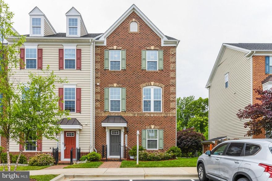 Lovely maintained single owner house with tons of upgrades! End Unit brick-front townhome located in the desirable Clarksburg Village Neighborhood. The open floor plan level offers gleaming hardwood floors, updated lighting, and a completely upgraded kitchen. The nine-foot ceilings complete the modern feel as the main level leads out the hardscaped patio while backing to trees. The upper level provides three bedrooms including a large primary suite with a large walk-in closet, and luxurious bath with a soaking tub, a large shower, and double vanities. The home has spacious basement that offers tons of natural light. The additional office or bedroom and large living area which gives this house a detached home feel to this luxurious townhome. 

This house has so many upgrades from construction and since then:
2015 - Washing Machine and Dryer, 4 celling fans, Wooden Blinds, Nest Smart Thermostat, 
2016 - Kitchen Custom pull down knife rack
2017 - Shower head in Bathroom
2019 - Brand New water heater, brand new Dishwasher, and new Water filtration System
2022 - Smart Deadbolt lock on front door

Enjoy easy access to shopping with the Clarksburg Outlets, dining, and major commuter routes. 

Come make this house your home today!