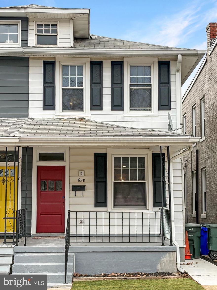 Fully renovated home on desirable Trail Avenue in downtown Frederick close to the hospital and Hood College.  Inside you'll find all new kitchen and baths, refinished floors, freshly painted, new appliances, and all new wiring throughout. Stay warm with new HVAC system including central air for staying cool in the summer months. 2 parking spaces out back and a terrific fenced yard.Walk to all the shops and restaurants downtown has to offer or Baker Park to enjoy tennis, pickleball, or take in an outdoor concert.