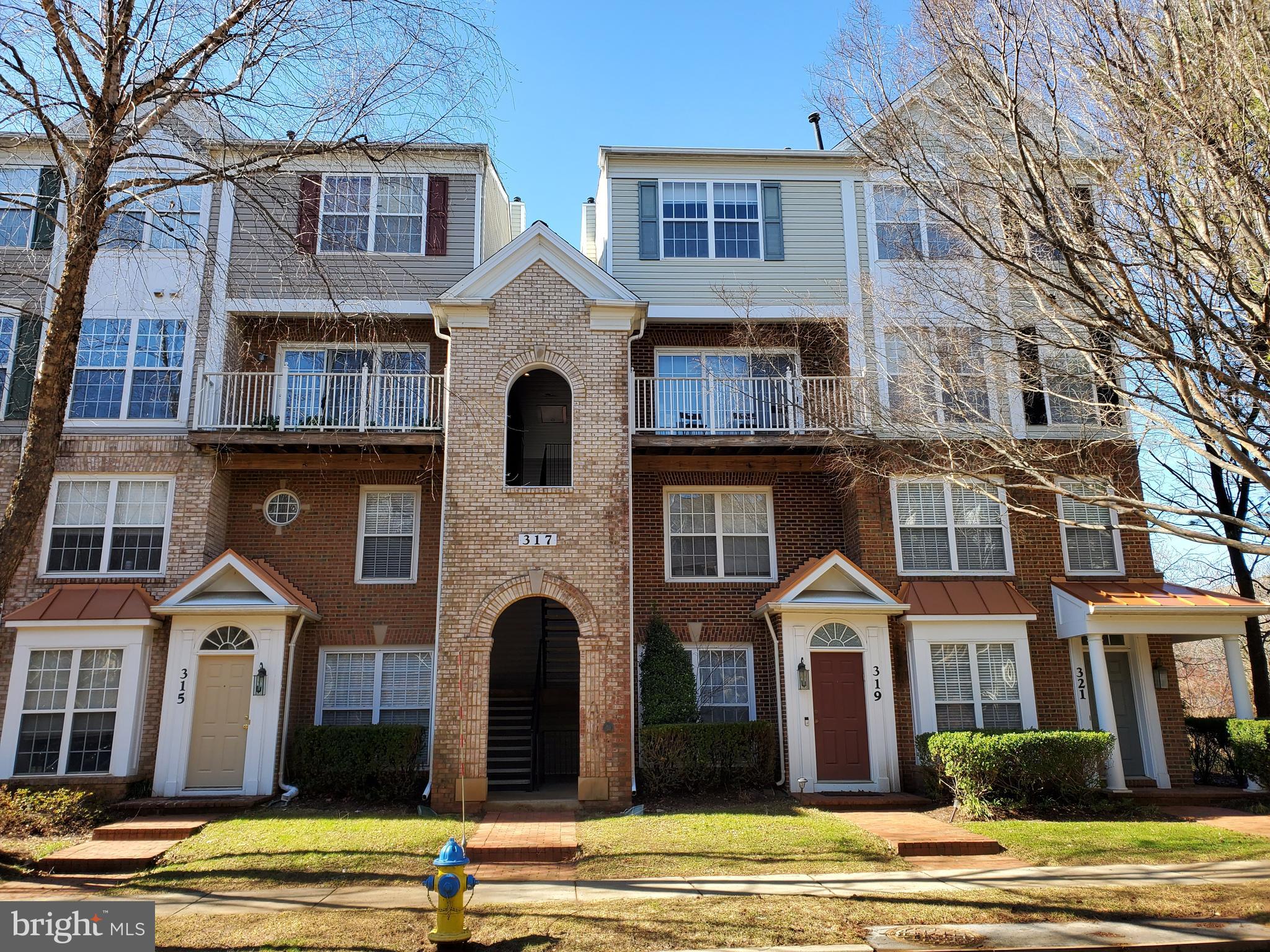 Welcome to your new home at Fallsgrove community. This 2 bedroom / 2.5 bath end-unit condo spans 2 floors on the upper level. The unit features a large living room with fireplace and walls of windows to let in natural light. The living room opens to a breakfast nook, newly remodeled kitchen and deck. The kitchen features stainless-steel appliances, quartz countertop and backsplash. Enjoy your morning coffee on the deck that overlooks the natural surroundings. The upstairs boasts 2 large bedrooms with walk-in closets and on-suite bathrooms. These upgraded bathrooms feature granite countertop vanities, new toilets and new lighting fixtures. The upstairs also includes a utility closet with lots of storage space and washer & dryer for added convenience. The Fallsgrove condo association provides a ton of amenities with low monthly fees. Amenities include community club house, 24-hr fitness room, outdoor pool, recreation facility, tot-lot and much more. The condo is close to bike paths, trails, parks, Shady Grove Hospital, Universities at Shady Grove and the Fallsgrove Village Center. Also, a short drive to I-270, ICC 200, Shady Grove Metro and downtown Rockville. This unit is currently occupied. Please give 24 hours notice before showing . Schedule an appointment today. OFFERS DUE SUNDAY MARCH 13 at 9:00PM!