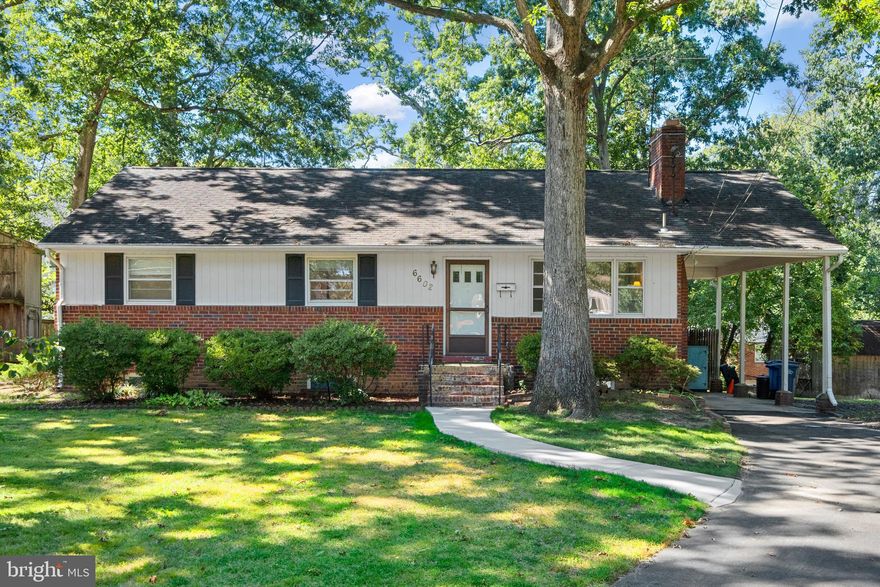 Get ready to make it your own and build equity with simple updates. So much potential! Open house  9/24 1-3pm. Three bedrooms and one full bath on the main level, the primary has an attached half bath. Original wood floors covered by carpet in the living area. Single family home at the end of a cul-de-sac on a wooded lot. 1611 square feet above grade plus the full footprint basement that is fully finished and has a  full bath. Large deck of the back of the home. From the basement walk out to the back yard. Room for multiple cars on the lot with the carport and the driveway. Amazing location just two miles from Huntington metro. Easy access to shopping and dining on route one. Old town Alexandria, Washington D.C., Mount Vernon, Bell Haven, National Harbor are all minutes away. This home is sold as is but the sellers welcome inspections or pre inspection so you can move forward with confidence.  Offers due by 9/26 at noon.
