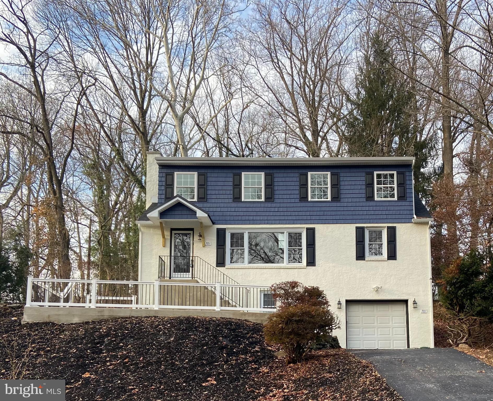 "Recently converted and expanded  4 bedroom two bathroom cape is now a 4/5 bedroom Colonial with 3 full bathrooms. New raised roof and expanded floor plan gives this home  2,170 sq ft above ground  living space. (And 670 sq ft below ground)  Enter the front door to the newly renovated first floor! BRAND NEW kitchen with custom cabinets, quartz countertop and brand new stainless steel appliances and an open floor plan, includes an island as well as space for full table. Spacious living room where glass paned French double doors have been installed to access a first floor office, play room, den or even as a fifth bedroom!  An additional rear bedroom/office and a full bathroom complete the first floor. Walk upstairs to your brand new second level floor plan!  Large Master Suite with en suite that includes a 60“ double vanity, large walk-in closet and additional 48” double door closet. A full hall bathroom and two additional bedrooms complete the upstairs. This house also includes dual zoned HVAC systems (upstairs level is brand new).  A large basement with egress through the garage completes the interior of the house. Outside you'll find a brand new front patio, screened in back porch and a small backyard patio. Also a BRAND NEW driveway with an additional 2 car length installed beside it. And to top all this off is a brand new roof.