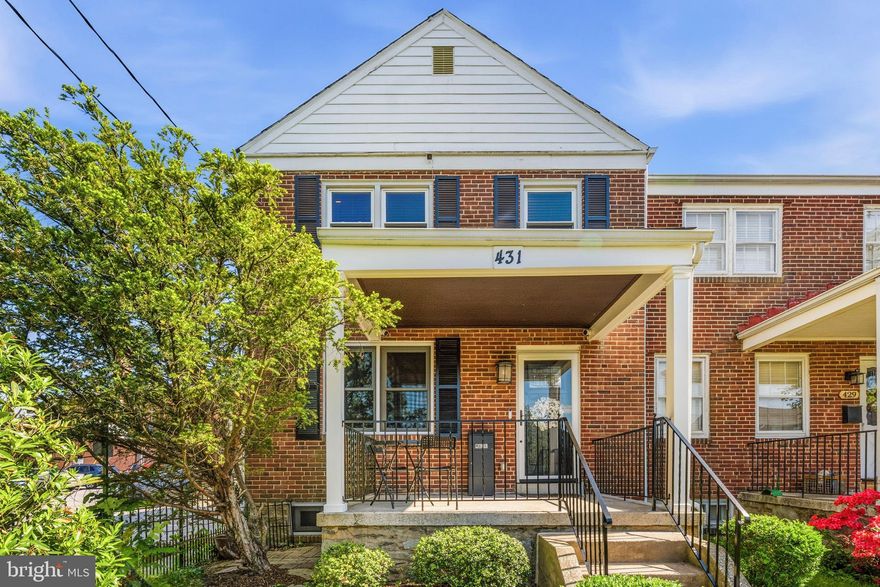 Rarely does a home offer this level of peace of mind combined with absolute luxury. This 3BR/3.5BA rowhome underwent comprehensive electrical, plumbing, and structural renovations, ensuring modern reliability in an impeccably maintained space. A true urban rarity, the property includes an oversized 1.5-car garage with an EV charger and an additional concrete parking pad. The home’s performance is as impressive as its design, featuring a commercial heat pump for the upper zone, attic insulation, noise-reducing windows, and a triple sump pump system with battery backup that keeps the basement dry. The main level features a gourmet kitchen with marble countertops, high-end KitchenAid appliances, and an oversized island. The expansive primary suite is a sanctuary of its own, boasting raised ceilings with rain-sensing skylights, a private deck, a two-way fireplace, and heated bathroom floors. The finished basement serves as a versatile in-law or au-pair suite, complete with a kitchenette, a 3rd full bathroom with heated floors, and a private walk-up entrance. Outside, enjoy a private garden oasis with an 8-foot privacy fence, water feature, and brick patio, all located just steps from the walkability of Belvedere Square and centrally located between Baltimore City & Towson. Conveyances: Includes basement wine cooler, smart thermostats, and all wall-mounted TVs (excluding living room).
