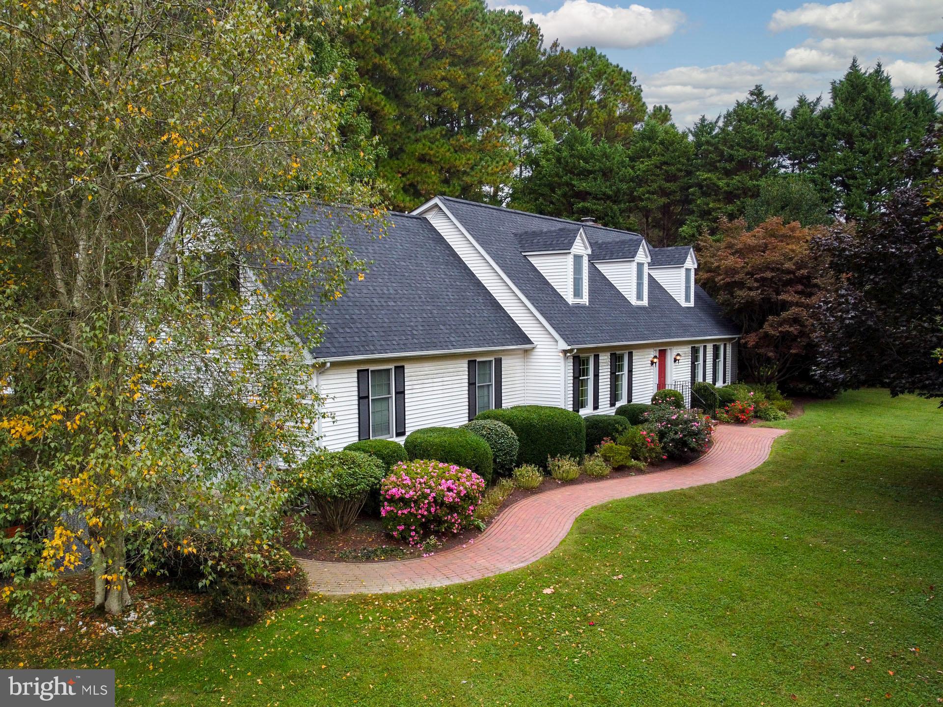 Showings will begin on Saturday, October 7th. This charming cape cod style home proudly sits on a private, park-like 2.5 acre waterfront lot, located in an extremely desirable location. The property is conveniently situated between Easton and St. Michaels. The house boasts a large 1st floor primary bedroom and 2 generously sized upstairs bedrooms . The 2nd floor also contains a sitting room/office, as well as a spacious unfinished room at each end of the house. The interior needs updating which provides an excellent opportunity for the new owner. New roof and first floor Heat Pump in 2023. There is also a propane generator for back-up. Location, Location, Location !