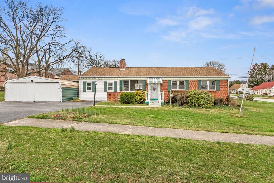 Lots of potential to build equity in this 3-4 BR, 2 BA rancher in Yorklyn, conveniently located on the east end, for easy access to Route 30 and shopping/restaurants.  Original owners added on separate living quarters to the 3 BR, 1 BA brick home, adding a kitchenette, bath and 4th bedroom.   Great bones in this house,  including newer roof, electric and HVAC, but it is  going to take work to bring it to its full potential.  Cash or strong conventional financing only -- property sold  As-Is, Where-is.