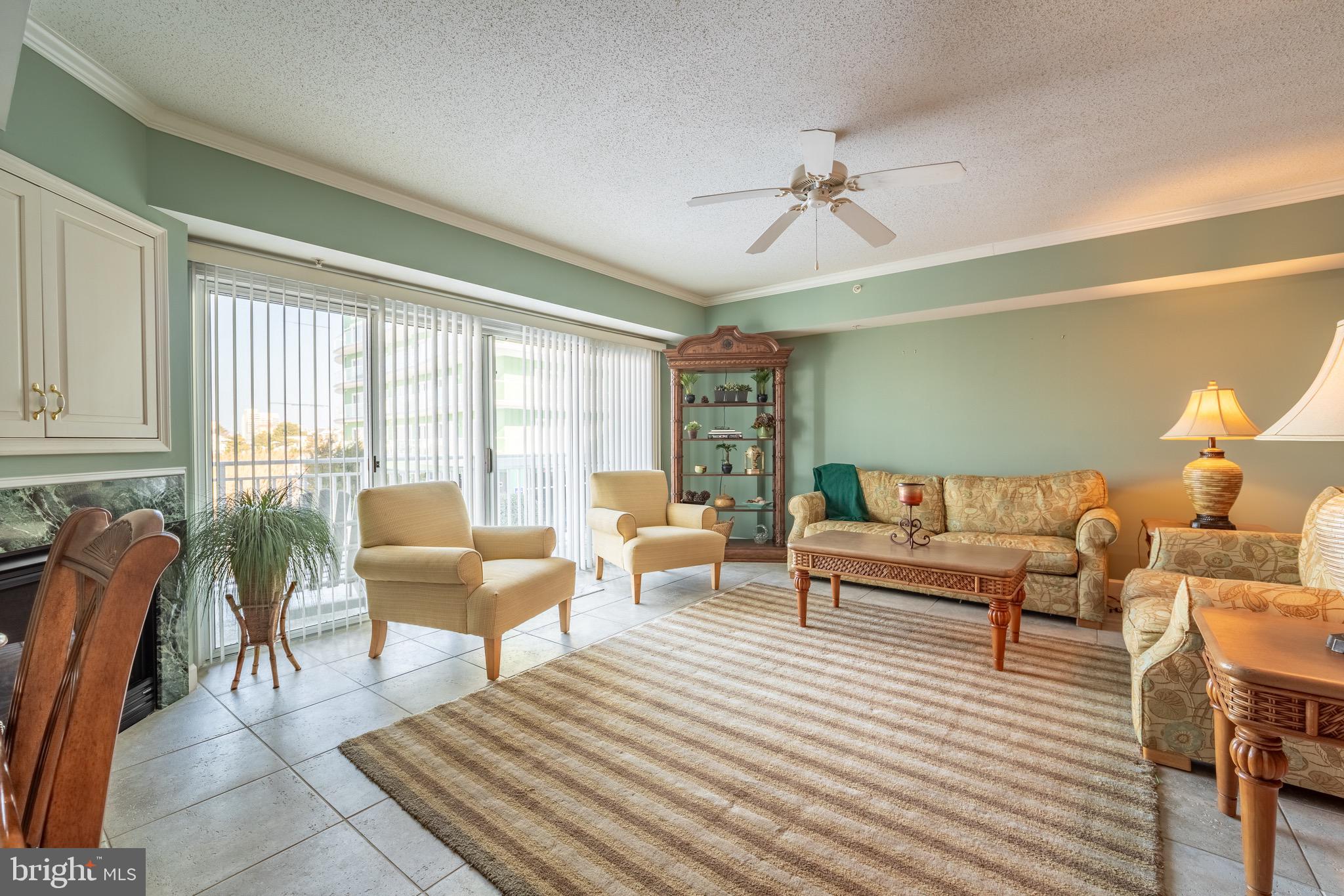 This stunning three-bedroom, 3 ½-bathroom condo is ideally located on 76th Street in Ocean City, Maryland. Perfectly designed for both comfort and luxury, the property boasts a spacious open floor plan with abundant natural light and coastal decor. The Private Coded entry elevator welcomes you to your enclosed entry door and adjoined vestibule for all your beach storage and extra items.
Interior Highlights: