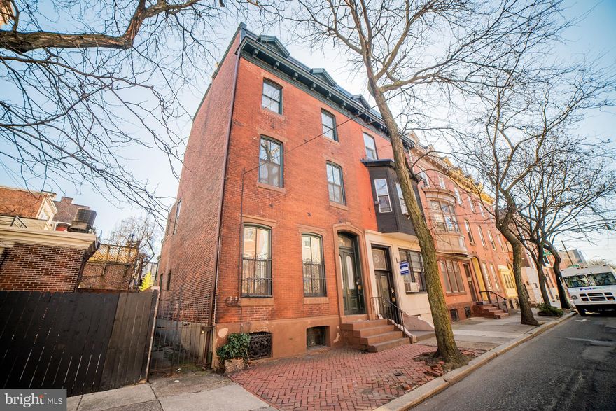 Center City Multi-family consisting of 6 units.  Well located between Fitler and Rittenhouse Squares.  The property  consists of 1 studio apartment and 5 one bedroom apartments. with a  shared rear yard and basement laundry .  The units have wood floors ,high ceilings, tiled baths and lots of potential.  Tenants pay electric. Owner pays heat , hot and cold water.  New gas fired steam boiler 9.2021.