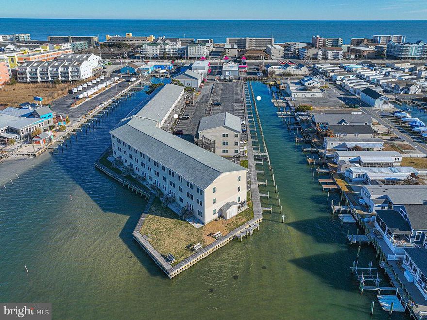 Welcome to your slice of coastal living in Ocean City, Maryland. This beautifully designed 2-bedroom, 2-full-bath residence offers a spacious, open kitchen and living area perfect for entertaining or unwinding after a day on the water. A separate laundry room adds everyday convenience, while the bonus living space with bay views creates the ideal spot for morning coffee or sunset cocktails.

One of the true highlights? Your deeded boat slip just steps from the unit. Walk out to your boat and be cruising the open bay in moments, no trailering, no hassle, just effortless waterfront living.

Whether you’re searching for a primary residence, second home, or income-producing investment, this property checks every box. Located just two blocks from the beach and within walking distance to restaurants, shopping, family fun, and Ocean City’s legendary nightlife including **Seacrets, Macky’s Bayside Bar & Grill, and Fager’s Island you’ll be right in the heart of it all.

Boating. Beaches. Dining. Entertainment. Lifestyle.
What are you waiting for? Schedule your private showing today and start living the Ocean City dream!