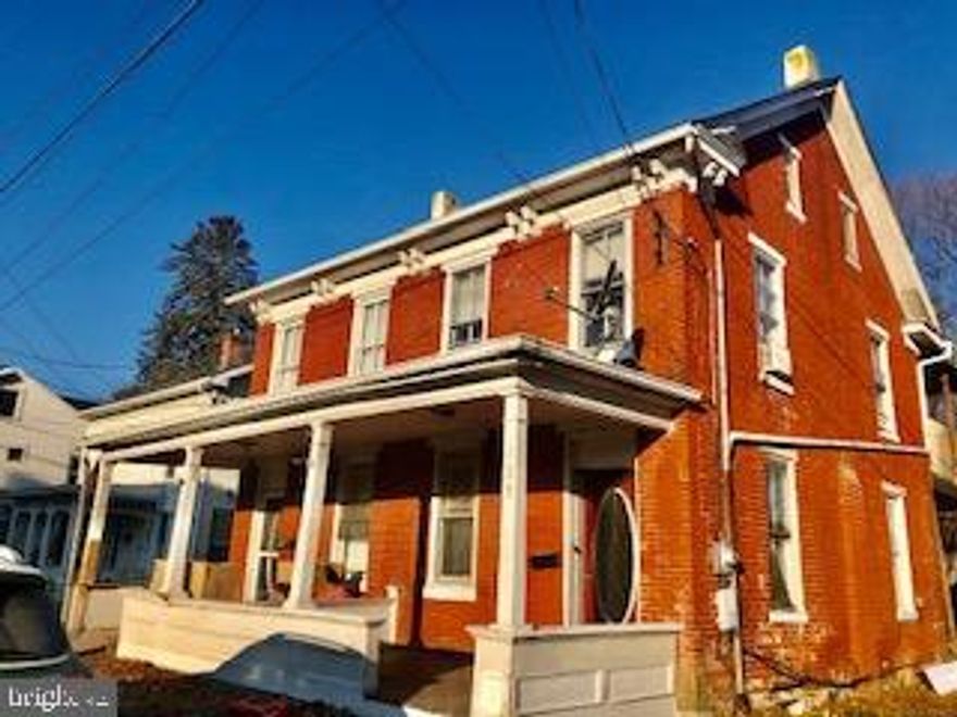 Brick duplex both currently rented. Utilities are separate . Decent sized rear yard. 2 to 3 bedrooms on each just one is a walk thru. Priced to sell!